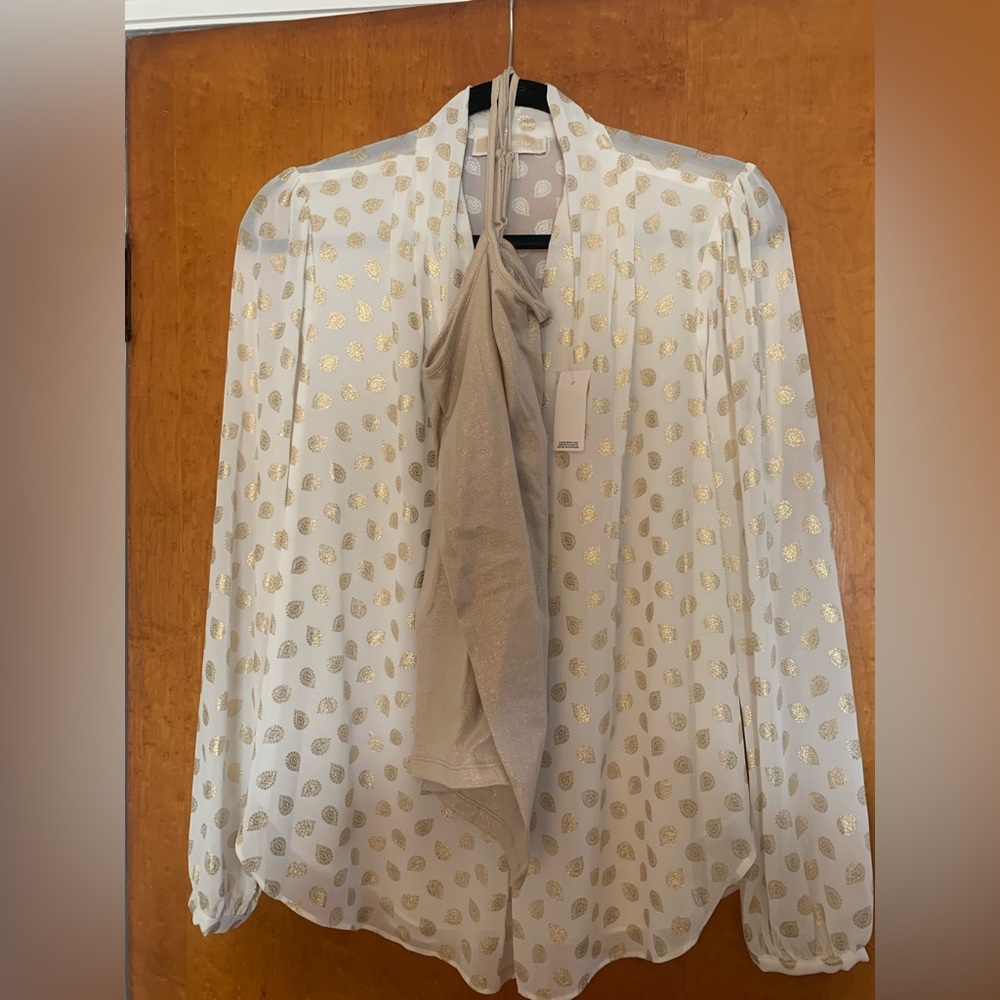 Michael Kors blouse and tank top